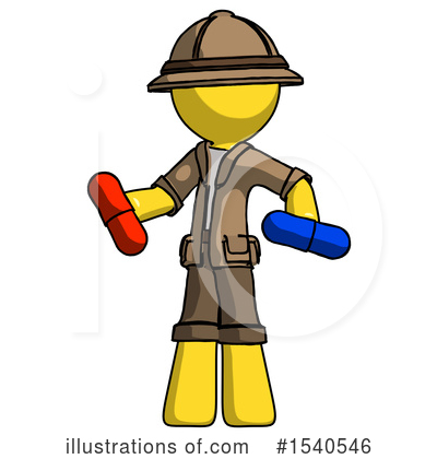 Royalty-Free (RF) Yellow  Design Mascot Clipart Illustration by Leo Blanchette - Stock Sample #1540546