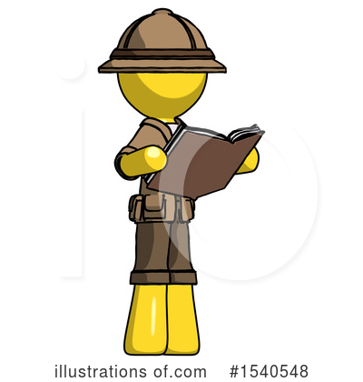 Royalty-Free (RF) Yellow  Design Mascot Clipart Illustration by Leo Blanchette - Stock Sample #1540548