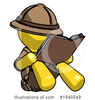Royalty-Free (RF) Yellow  Design Mascot Clipart Illustration by Leo Blanchette - Stock Sample #1540549