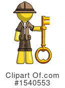 Yellow  Design Mascot Clipart #1540553 by Leo Blanchette