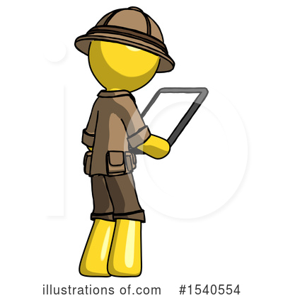 Royalty-Free (RF) Yellow  Design Mascot Clipart Illustration by Leo Blanchette - Stock Sample #1540554