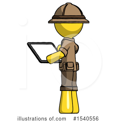Royalty-Free (RF) Yellow  Design Mascot Clipart Illustration by Leo Blanchette - Stock Sample #1540556