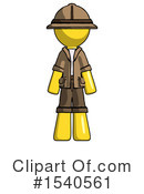 Yellow  Design Mascot Clipart #1540561 by Leo Blanchette