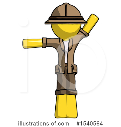 Royalty-Free (RF) Yellow  Design Mascot Clipart Illustration by Leo Blanchette - Stock Sample #1540564
