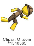 Yellow  Design Mascot Clipart #1540565 by Leo Blanchette