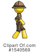 Yellow  Design Mascot Clipart #1540569 by Leo Blanchette