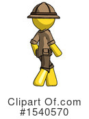 Yellow  Design Mascot Clipart #1540570 by Leo Blanchette