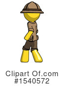 Yellow  Design Mascot Clipart #1540572 by Leo Blanchette
