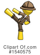 Yellow  Design Mascot Clipart #1540575 by Leo Blanchette