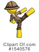 Yellow  Design Mascot Clipart #1540576 by Leo Blanchette