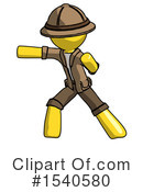 Yellow  Design Mascot Clipart #1540580 by Leo Blanchette