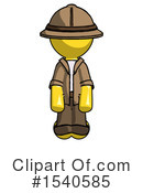 Yellow  Design Mascot Clipart #1540585 by Leo Blanchette