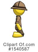 Yellow  Design Mascot Clipart #1540587 by Leo Blanchette