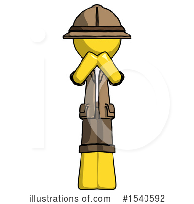 Royalty-Free (RF) Yellow  Design Mascot Clipart Illustration by Leo Blanchette - Stock Sample #1540592