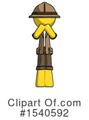 Yellow  Design Mascot Clipart #1540592 by Leo Blanchette