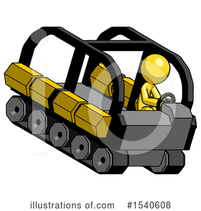 Royalty-Free (RF) Yellow  Design Mascot Clipart Illustration by Leo Blanchette - Stock Sample #1540608
