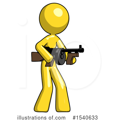 Royalty-Free (RF) Yellow  Design Mascot Clipart Illustration by Leo Blanchette - Stock Sample #1540633