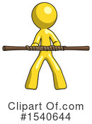 Yellow  Design Mascot Clipart #1540644 by Leo Blanchette