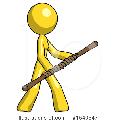 Royalty-Free (RF) Yellow  Design Mascot Clipart Illustration by Leo Blanchette - Stock Sample #1540647
