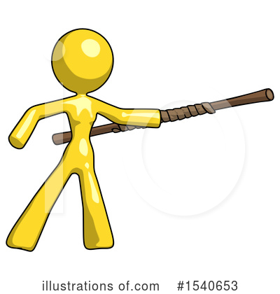 Royalty-Free (RF) Yellow  Design Mascot Clipart Illustration by Leo Blanchette - Stock Sample #1540653