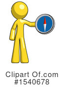 Yellow  Design Mascot Clipart #1540678 by Leo Blanchette