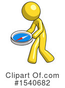Yellow  Design Mascot Clipart #1540682 by Leo Blanchette