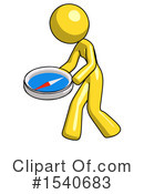 Yellow  Design Mascot Clipart #1540683 by Leo Blanchette