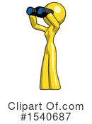 Yellow  Design Mascot Clipart #1540687 by Leo Blanchette