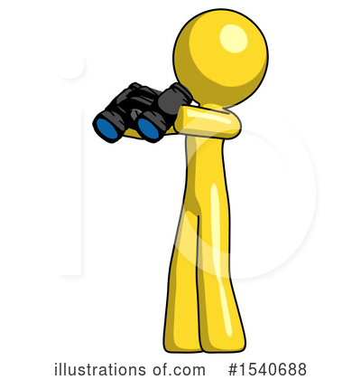 Royalty-Free (RF) Yellow  Design Mascot Clipart Illustration by Leo Blanchette - Stock Sample #1540688