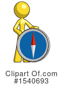 Yellow  Design Mascot Clipart #1540693 by Leo Blanchette