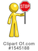 Yellow Design Mascot Clipart #1545188 by Leo Blanchette
