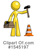 Yellow Design Mascot Clipart #1545197 by Leo Blanchette