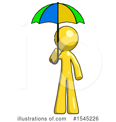 Royalty-Free (RF) Yellow Design Mascot Clipart Illustration by Leo Blanchette - Stock Sample #1545226