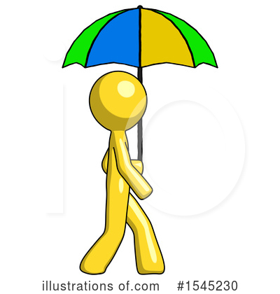 Royalty-Free (RF) Yellow Design Mascot Clipart Illustration by Leo Blanchette - Stock Sample #1545230