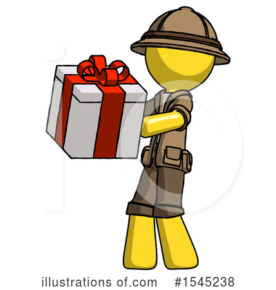 Royalty-Free (RF) Yellow Design Mascot Clipart Illustration by Leo Blanchette - Stock Sample #1545238