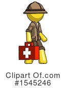 Yellow Design Mascot Clipart #1545246 by Leo Blanchette