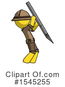 Yellow Design Mascot Clipart #1545255 by Leo Blanchette