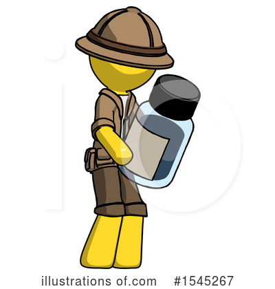 Royalty-Free (RF) Yellow Design Mascot Clipart Illustration by Leo Blanchette - Stock Sample #1545267
