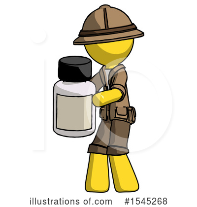 Royalty-Free (RF) Yellow Design Mascot Clipart Illustration by Leo Blanchette - Stock Sample #1545268