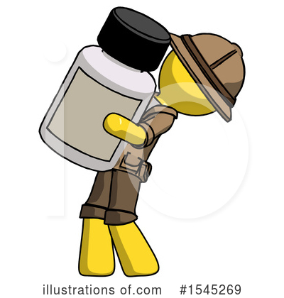 Royalty-Free (RF) Yellow Design Mascot Clipart Illustration by Leo Blanchette - Stock Sample #1545269