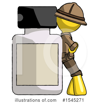 Royalty-Free (RF) Yellow Design Mascot Clipart Illustration by Leo Blanchette - Stock Sample #1545271