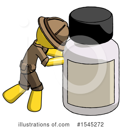 Royalty-Free (RF) Yellow Design Mascot Clipart Illustration by Leo Blanchette - Stock Sample #1545272