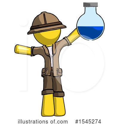 Royalty-Free (RF) Yellow Design Mascot Clipart Illustration by Leo Blanchette - Stock Sample #1545274