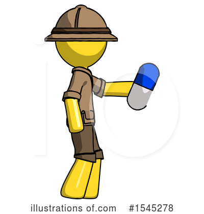 Royalty-Free (RF) Yellow Design Mascot Clipart Illustration by Leo Blanchette - Stock Sample #1545278