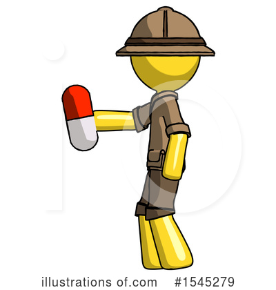 Royalty-Free (RF) Yellow Design Mascot Clipart Illustration by Leo Blanchette - Stock Sample #1545279