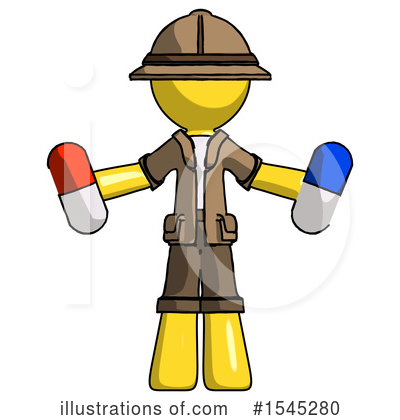 Royalty-Free (RF) Yellow Design Mascot Clipart Illustration by Leo Blanchette - Stock Sample #1545280