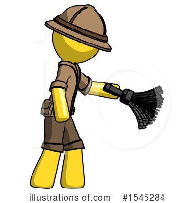 Royalty-Free (RF) Yellow Design Mascot Clipart Illustration by Leo Blanchette - Stock Sample #1545284