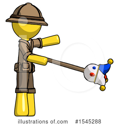 Royalty-Free (RF) Yellow Design Mascot Clipart Illustration by Leo Blanchette - Stock Sample #1545288
