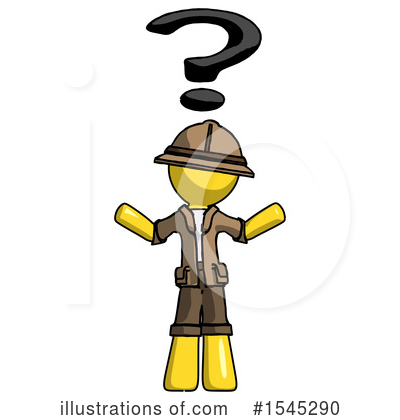 Royalty-Free (RF) Yellow Design Mascot Clipart Illustration by Leo Blanchette - Stock Sample #1545290