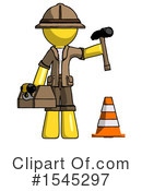 Yellow Design Mascot Clipart #1545297 by Leo Blanchette